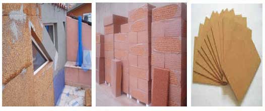Cork Insulation Panels